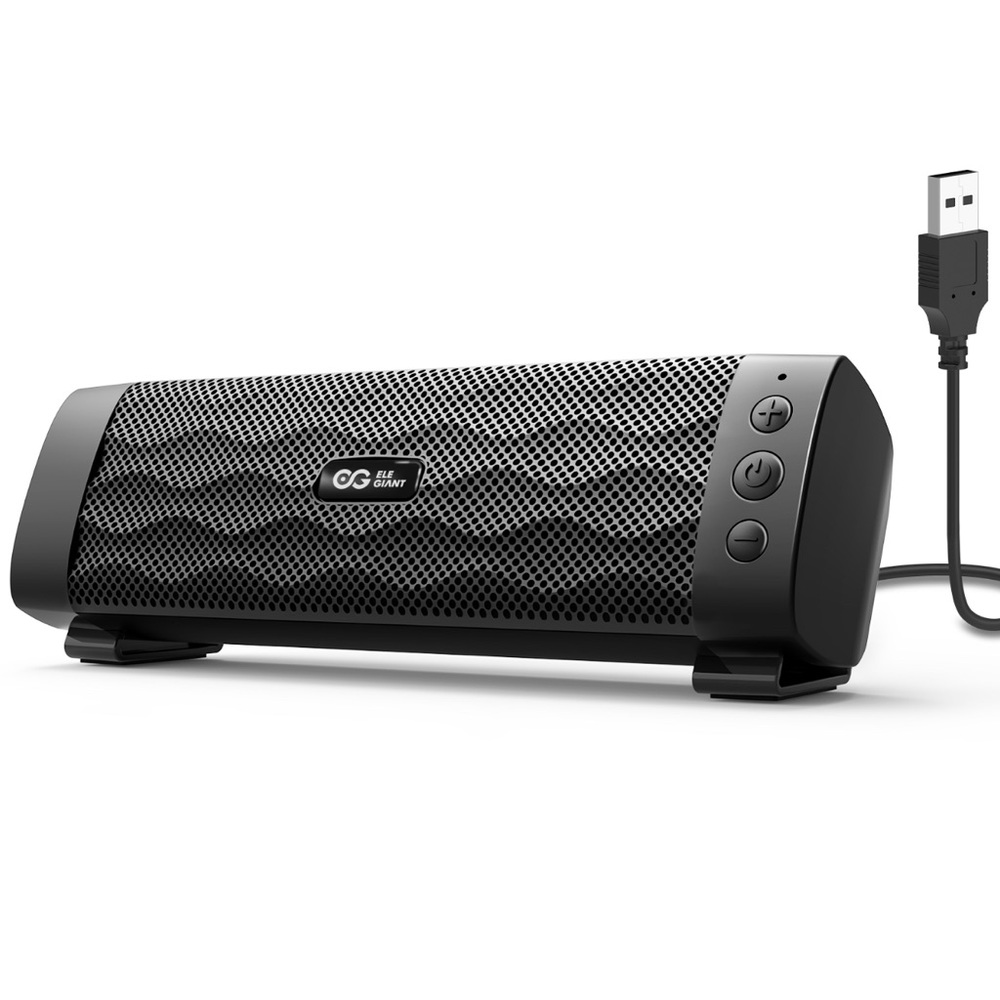 ELEGIANT SR030 Computer Soundbar Portable Speakers USB Powered PC Speaker 8W Pow